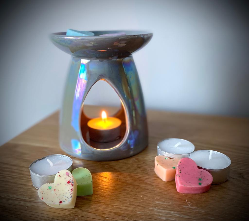 Pearl Grey Wax Burner