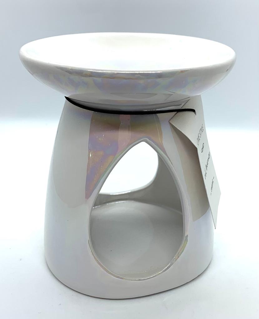Pearl White Wax Burner