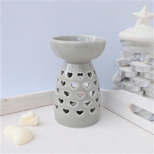 Heart Grey Wax Burner