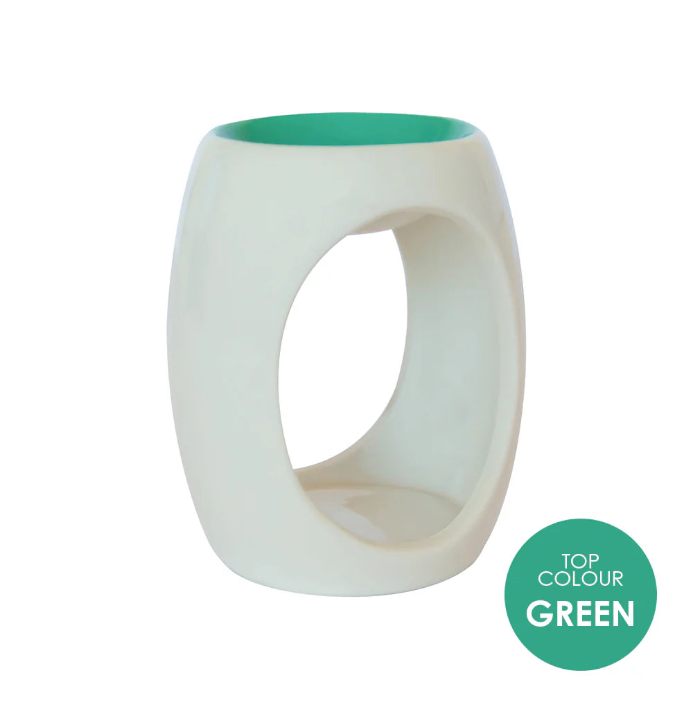 White And Coloured Wax Burner