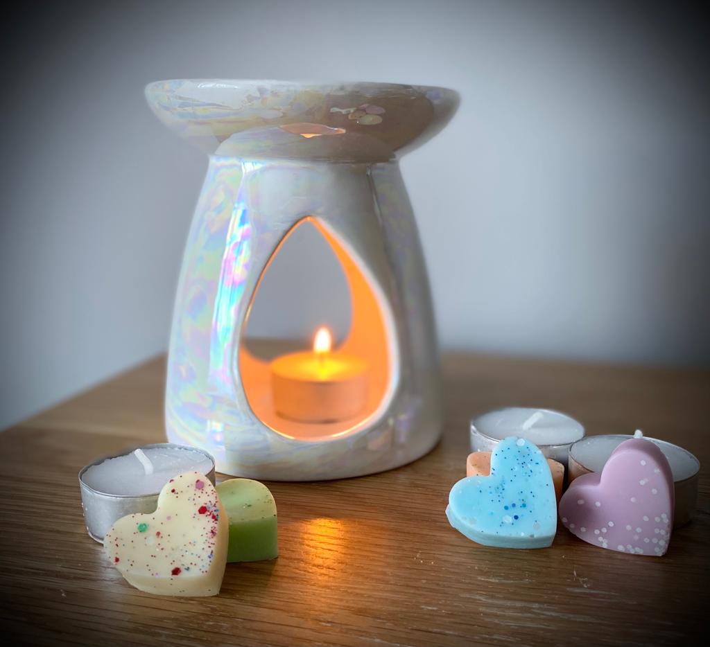 Pearl White Wax Burner