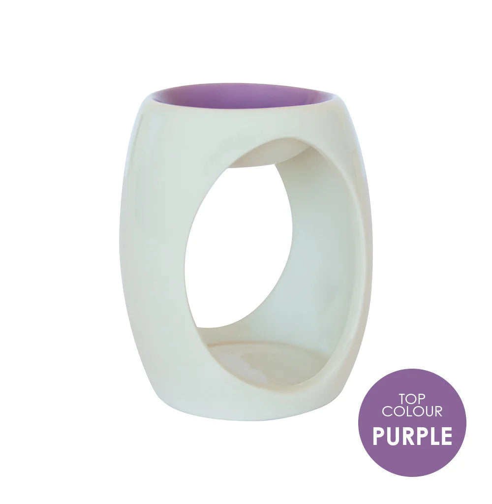 White And Coloured Wax Burner