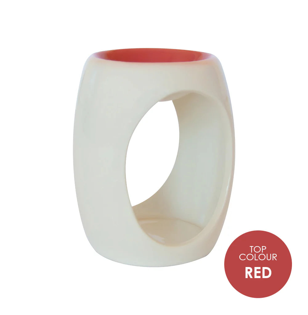 White And Coloured Wax Burner