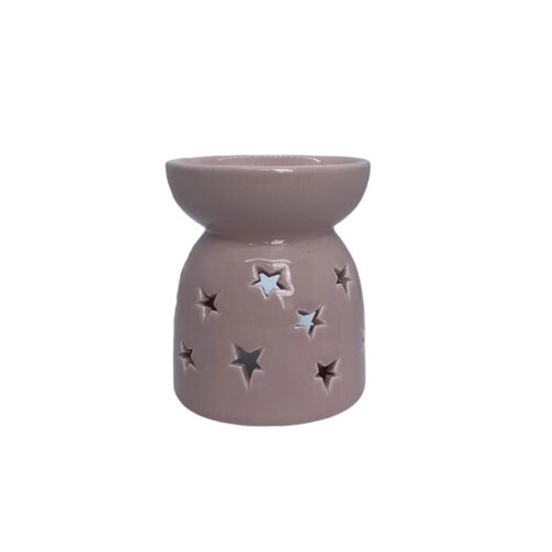 Pink-Star-Wax-Burner-Front