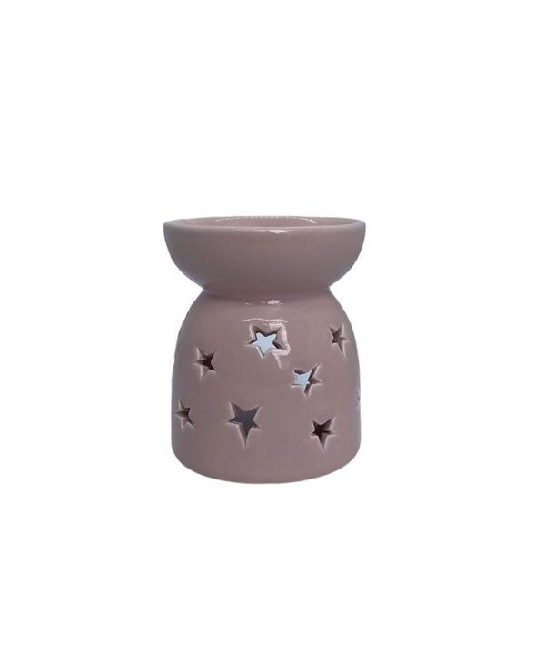 Pink-Star-Wax-Burner-Front