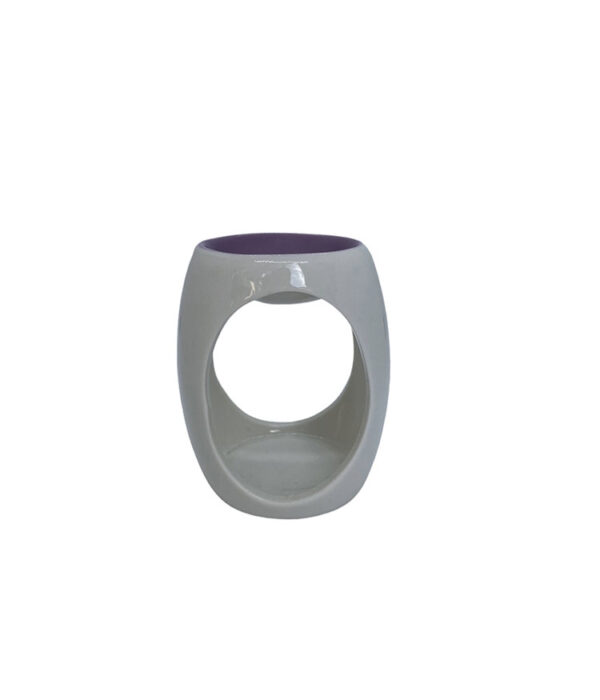 White-and-Purple-Wax-Burner-Front